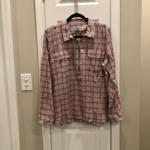 G.H. Bass & Co. Quarter Zip Flannel